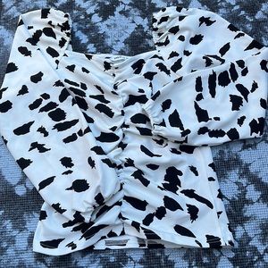 Cow print Top